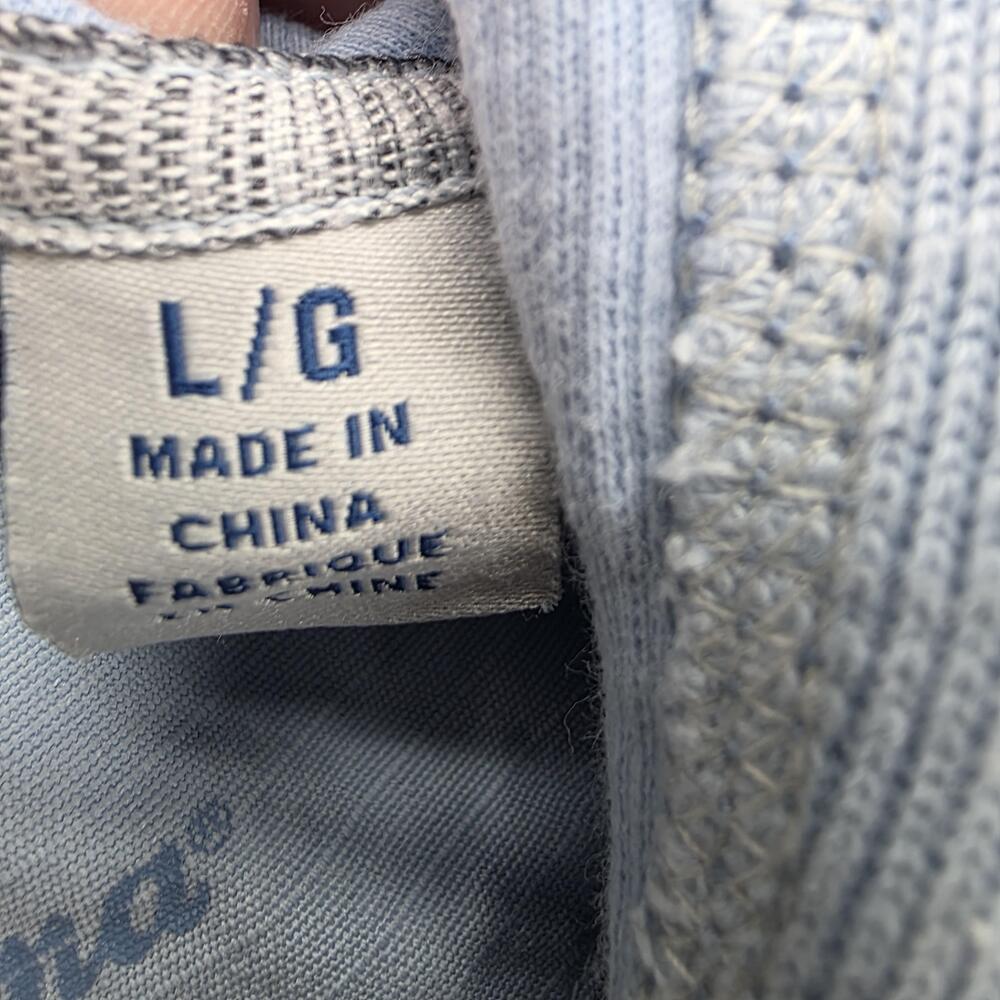 Tommy Bahama Hoodie Mens L Blue Full Zip Hooded Pockets Knit Pineapple Logo - Picture 6 of 8